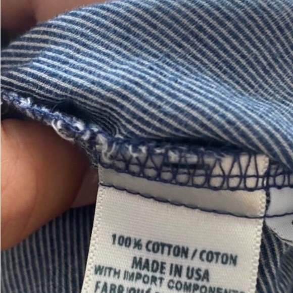 Blue button up - Picture 4 of 4